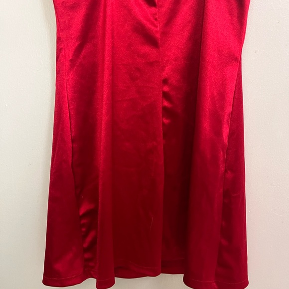 Cute Red Cami/Mini Dress w/ Red Rose - Picture 5 of 6